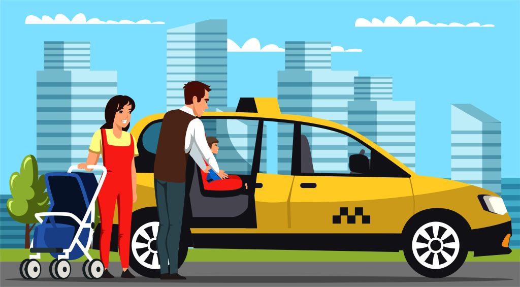 women taking Taxi from Gatwick to Windsor