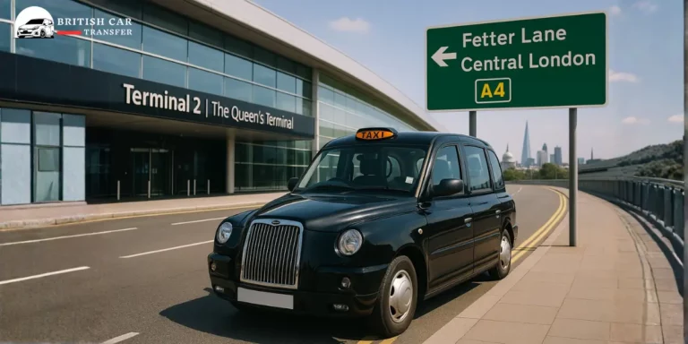 Heathrow Airport Terminal 2 TW6 Taxi to Fetter Lane