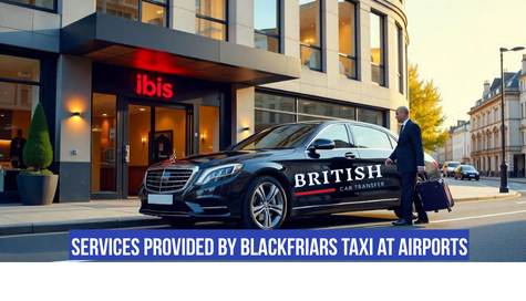 Services provided by Blackfriars Taxi at Airports