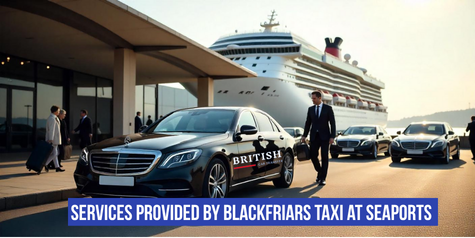 Services provided by Blackfriars Taxi at Seaports