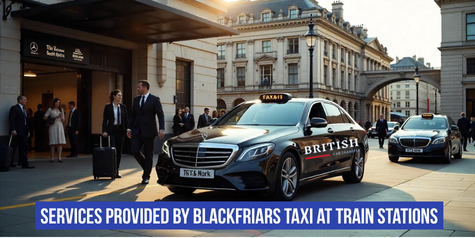 Services provided by Blackfriars Taxi at Train Stations
